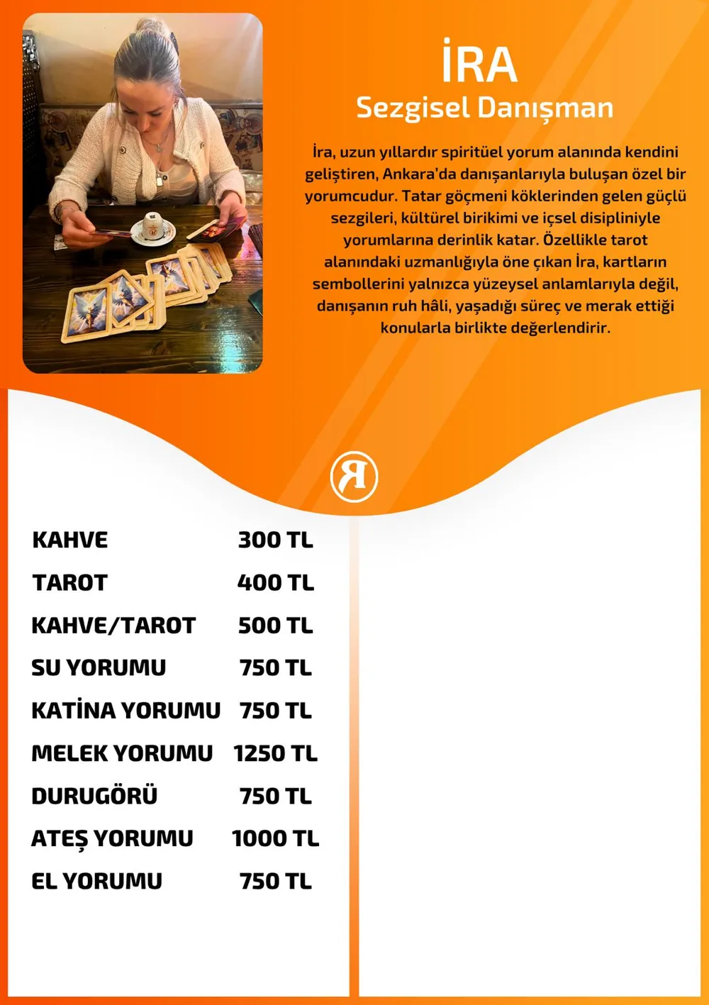 İra hizmetleri, fiyat listesi ve hikayesi