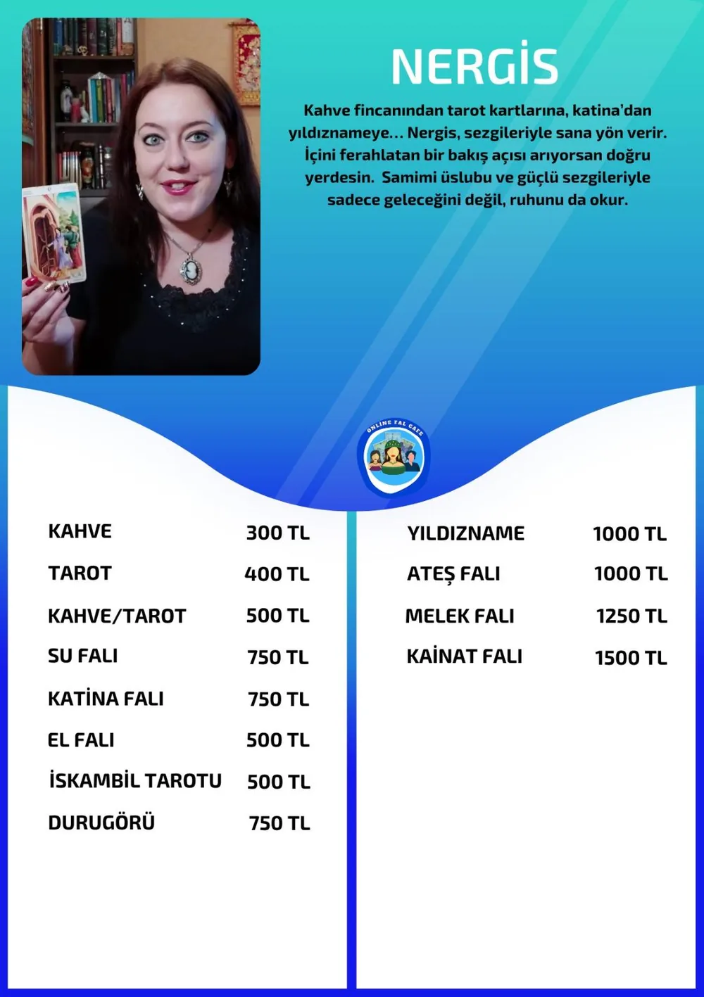 Nergis hizmetleri, fiyat listesi ve hikayesi