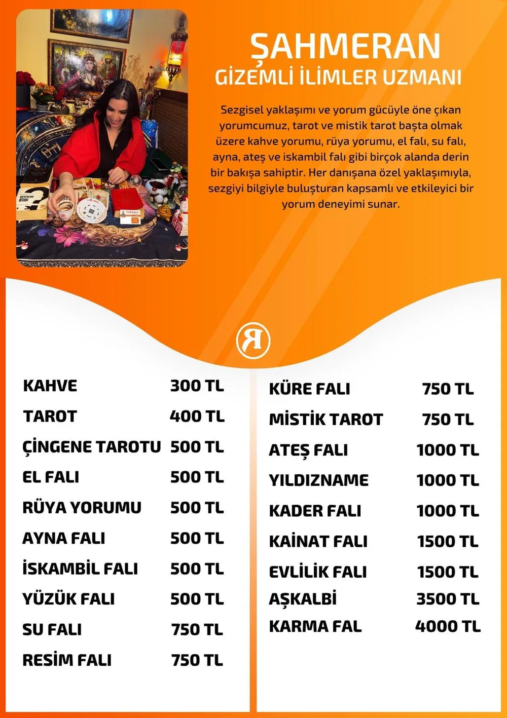 Şahmeran hizmetleri, fiyat listesi ve hikayesi